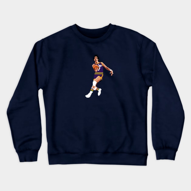 Pete Maravich Pixel Crewneck Sweatshirt by qiangdade